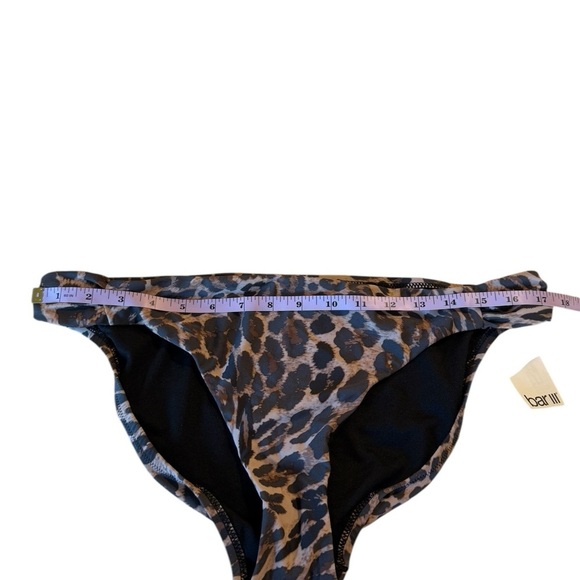 Bar III Women's Cheetah Printed Hipster Bikini Bottoms Style MBBC23501 Size XL - Picture 5 of 10